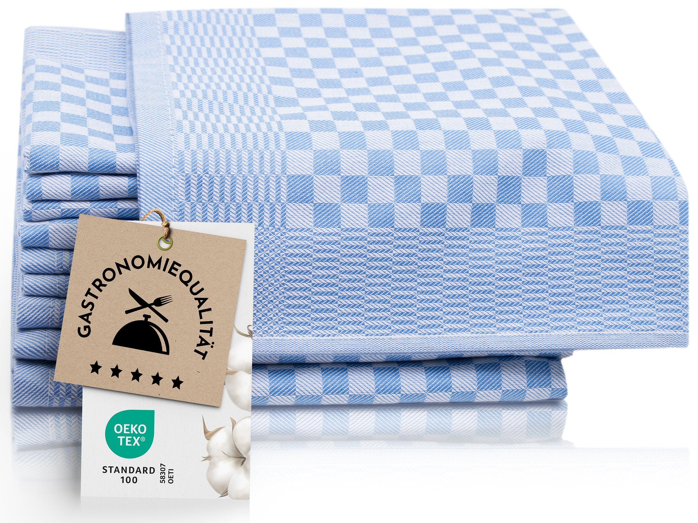 ZOLLNER Geschirrtuch, (Spar-Set, 10-tlg), 46 x 70 cm, 100% Baumwolle, vom H günstig online kaufen