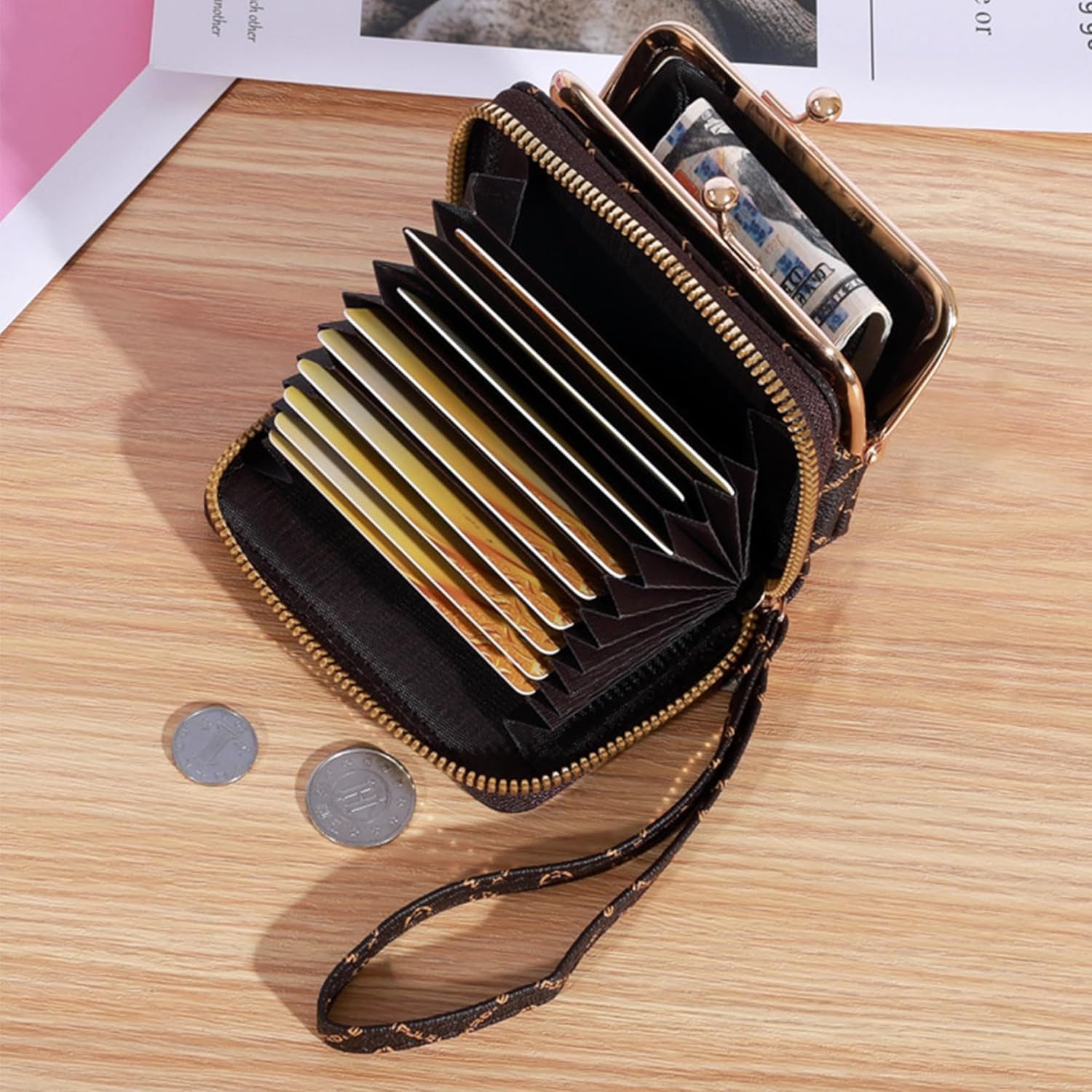 Coonoor Geldbörse Damen Kleingeldbörse mit Handgelenkband vielen Fächern un günstig online kaufen