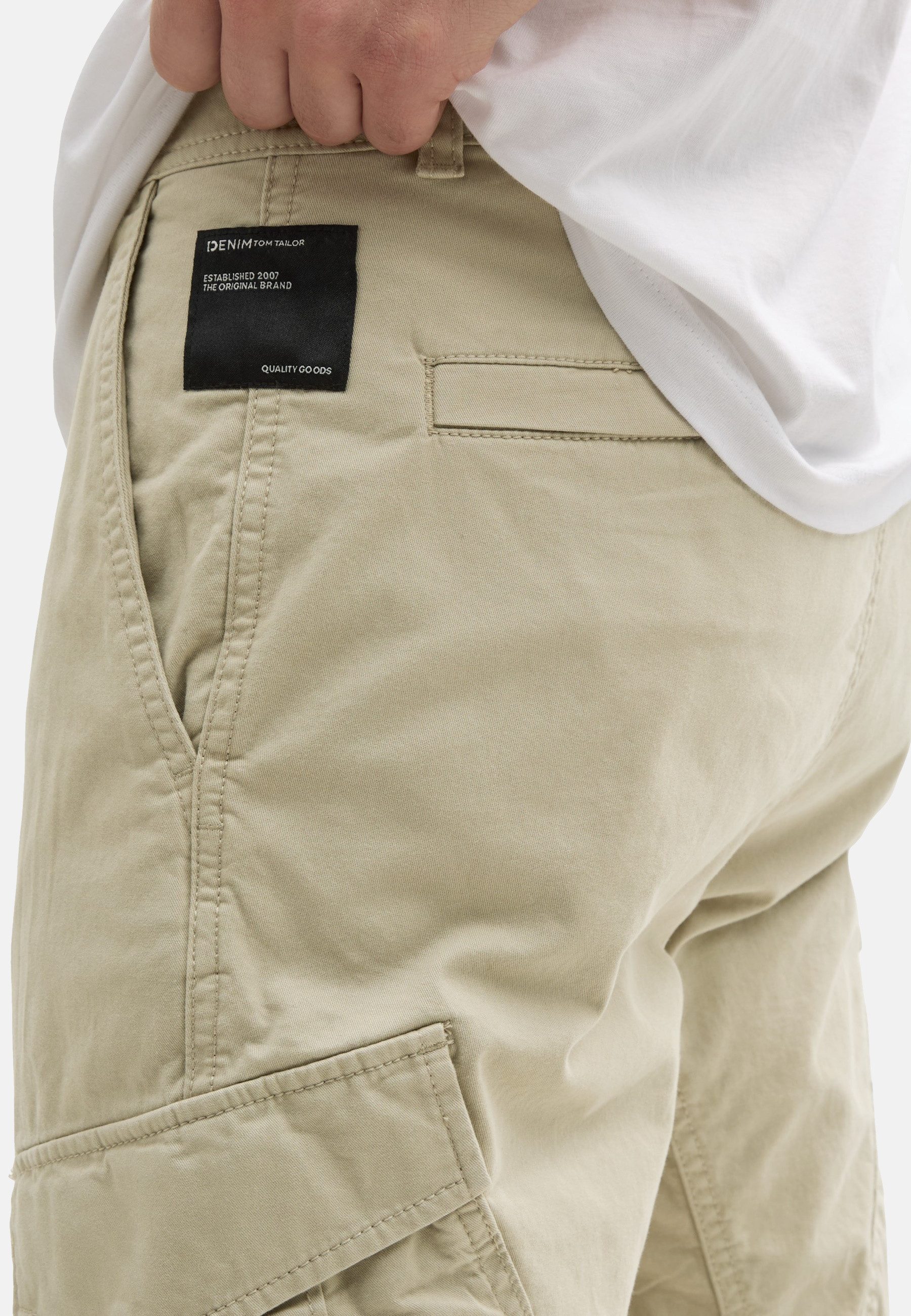 TOM TAILOR Cargohose Cargohose lange Hose mit vielen Taschen (1-tlg)