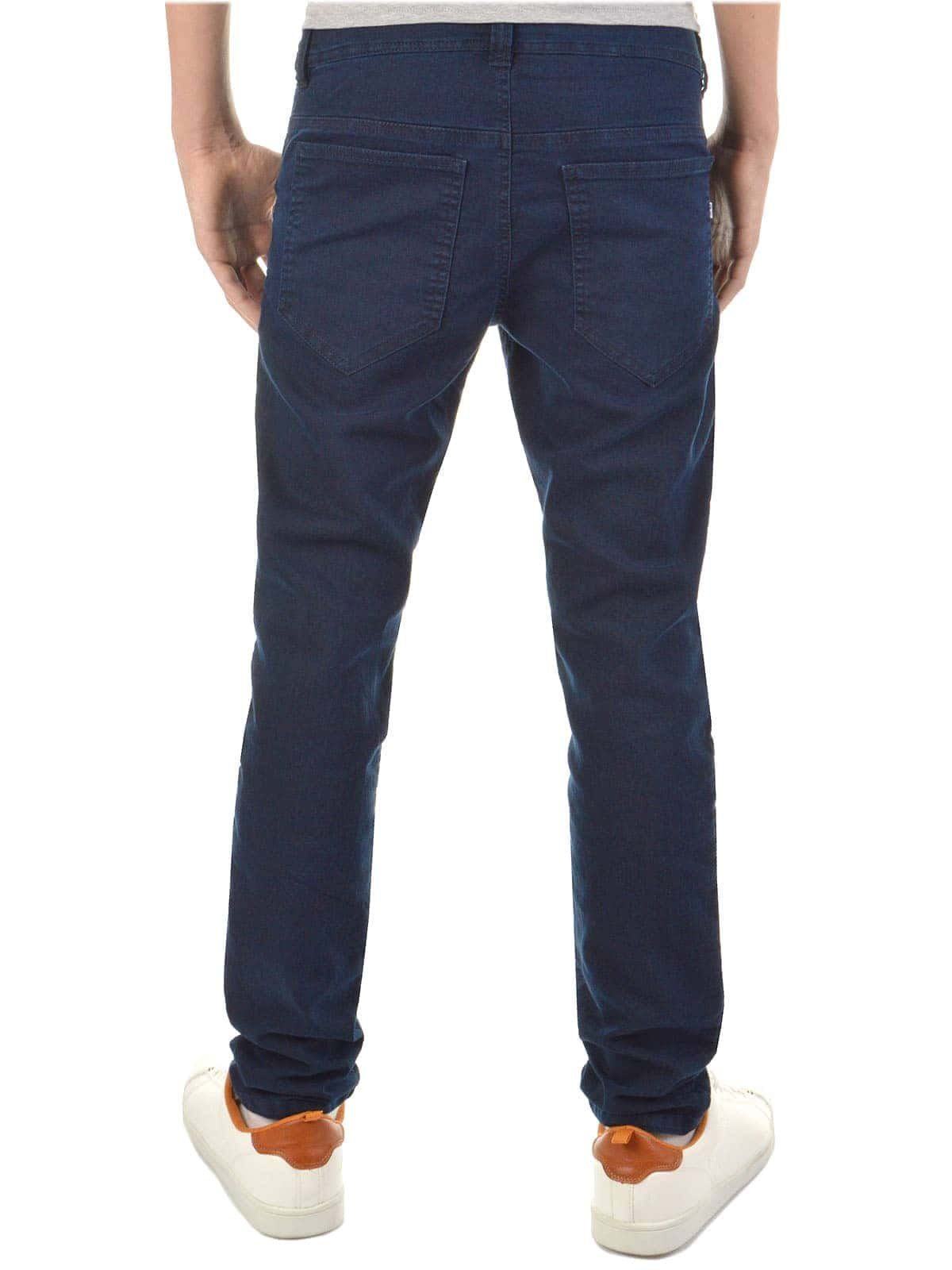 mit elastischem (1-tlg) Bund Jungen 5-Pocket-Jeans BEZLIT Casual Blau Verstellbarer Bund Jeans