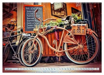 CALVENDO Wandkalender Stadtfahrrad (Premium, hochwertiger DIN A2 Wandkalender 2023, Kunstdruck in Hochglanz)