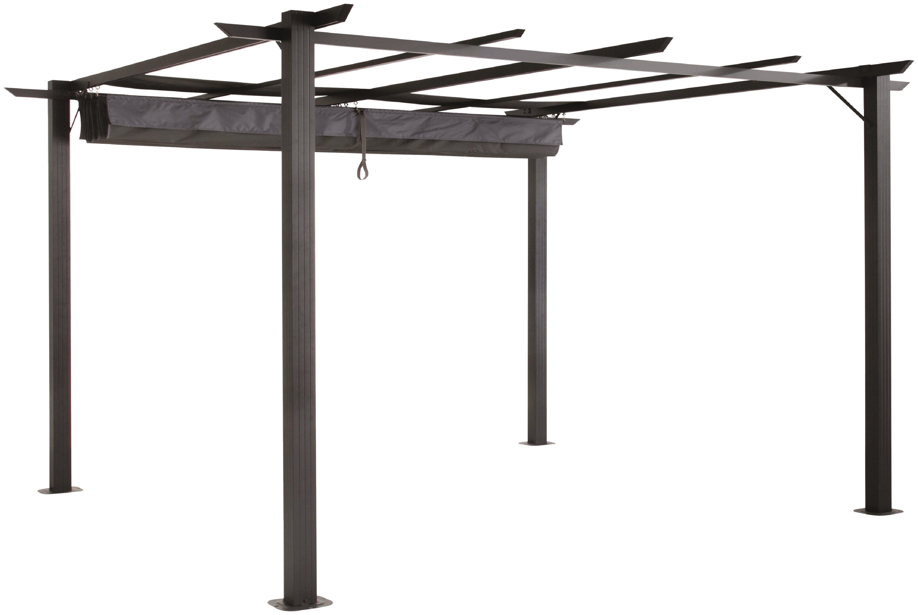 KONIFERA Pavillon-Ersatzdach für Pergola "Tilos 4x3", 180 g/m², Stoffmaß ca. 245x330cm, mit PU-Beschichtung