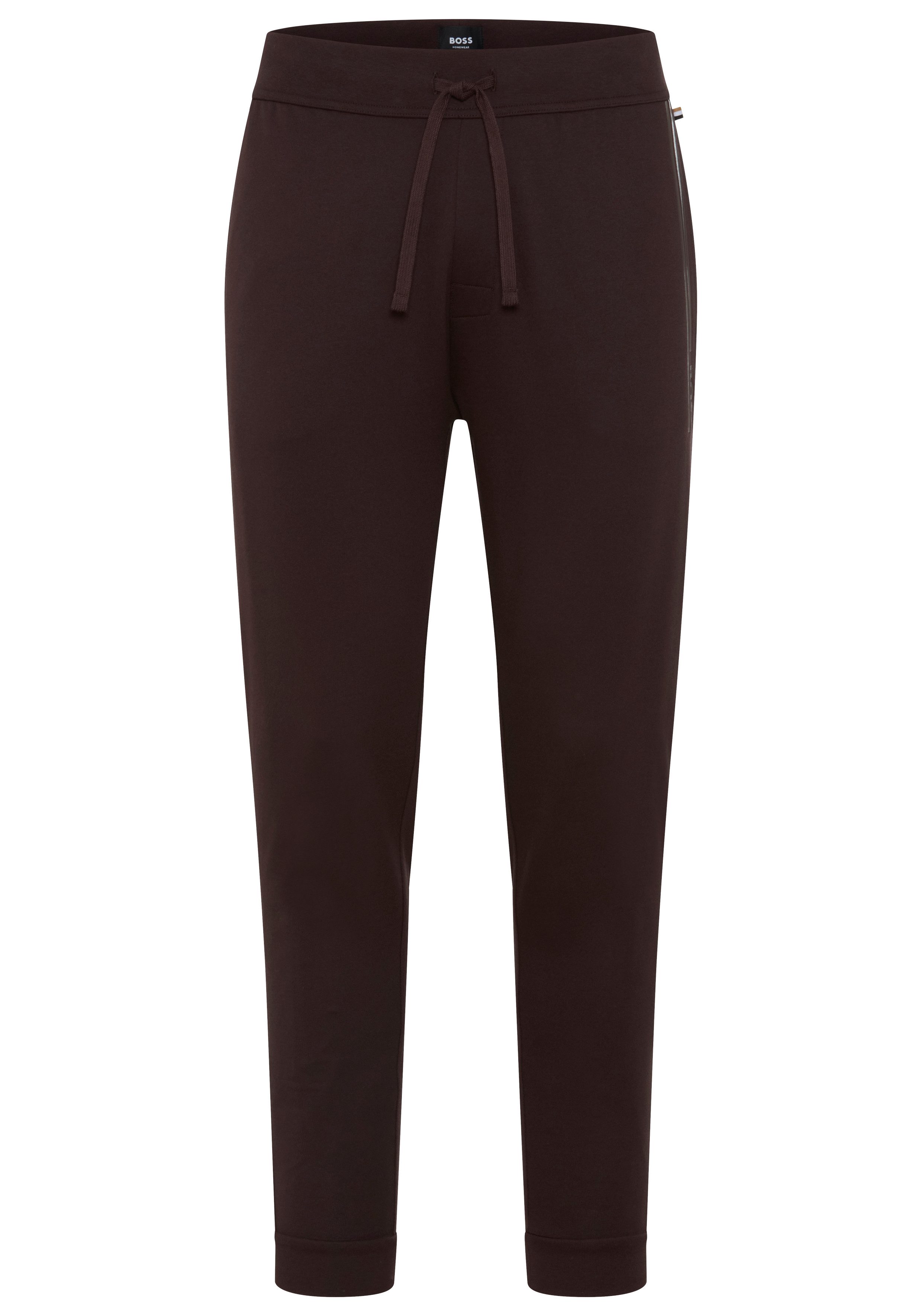BOSS Jogginghose Authentic aus Baumwoll-Terry mit Streifen und Logo