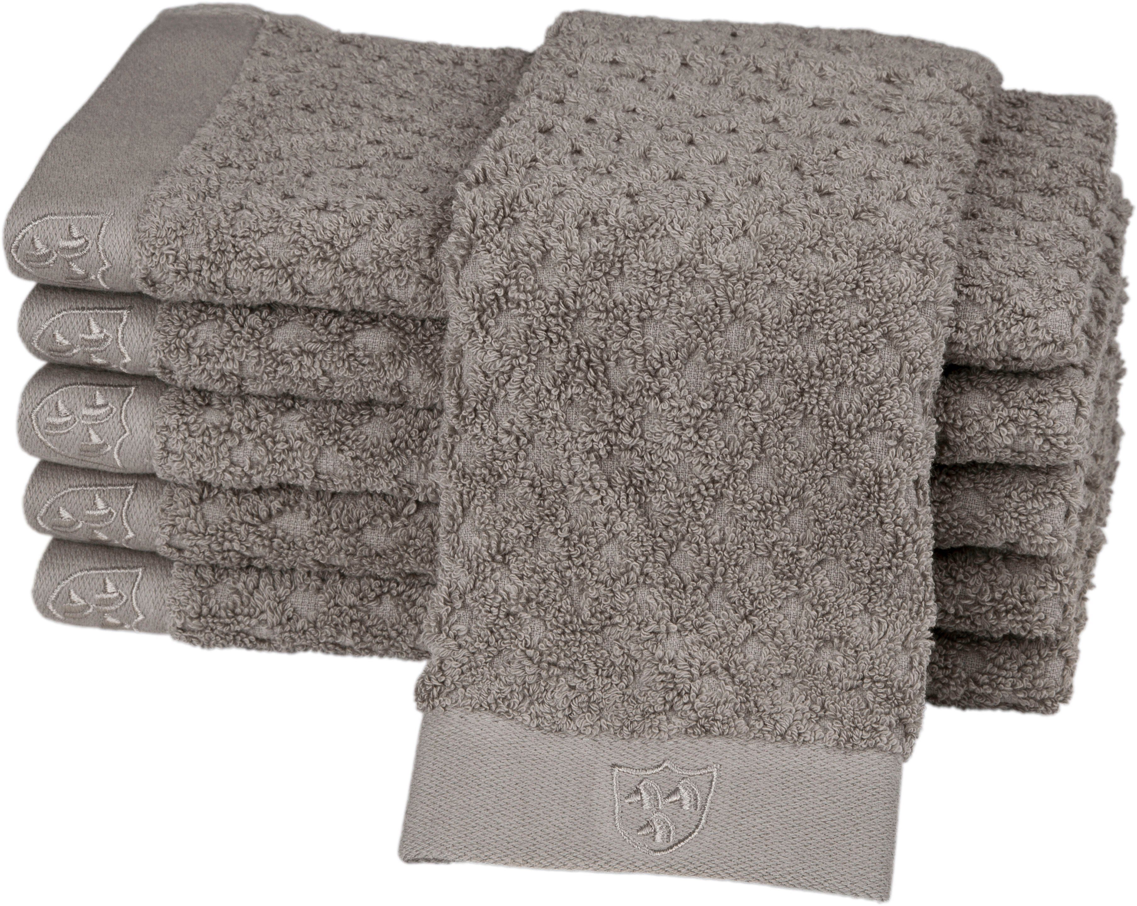 ROSS Gästehandtücher Harmony, Frottier (Packung, 6-St), 100 % Baumwolle, Ho günstig online kaufen