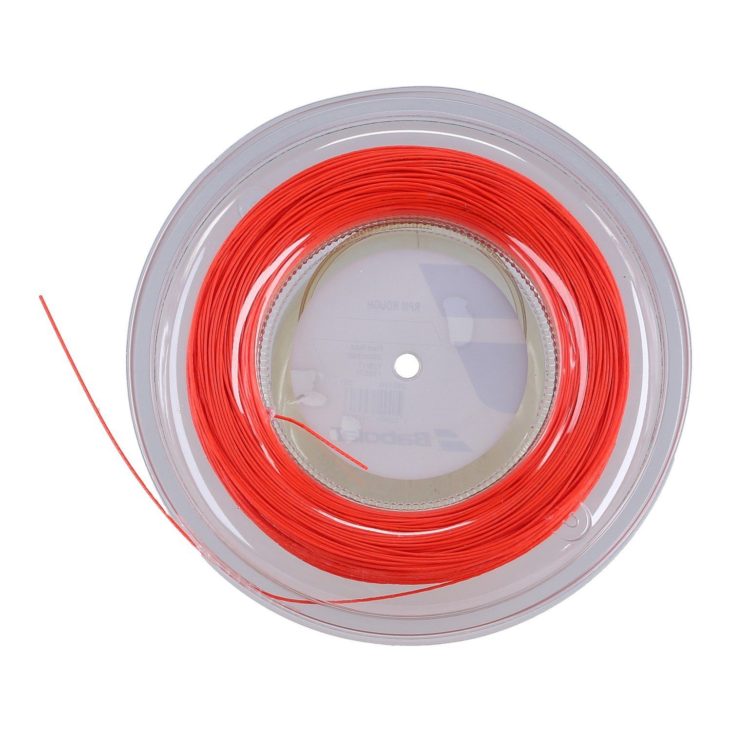 Babolat Tennissaite RPM Rough (Haltbarkeit+Spin) rot 200m Rolle, Saitendicke: 1.30
