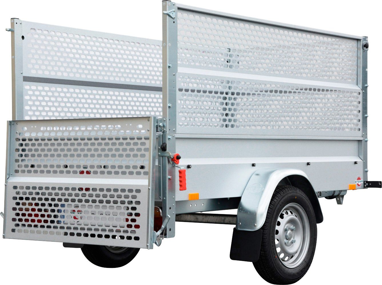STEMA Gitteraufsatz, 66 cm hoch, passend für STEMA Anhänger AN 750, BASIC 750, BASIC 850, BASIC 1000 mit Kasteninnenmaß 201 x 108cm