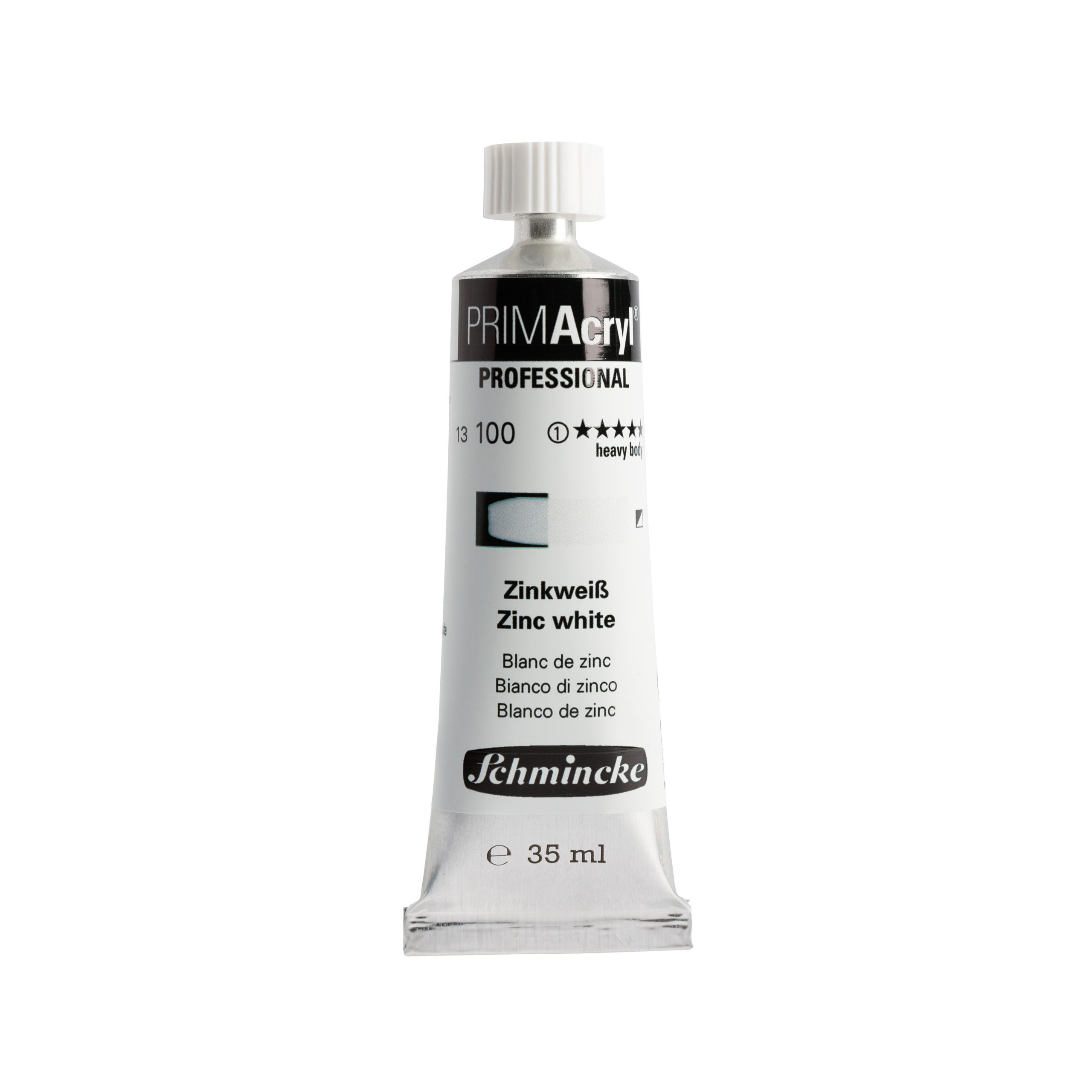 Schmincke Acrylfarbe Zinkweiss - 35ml PRIMAcryl Acrylfarbe 13 100 009