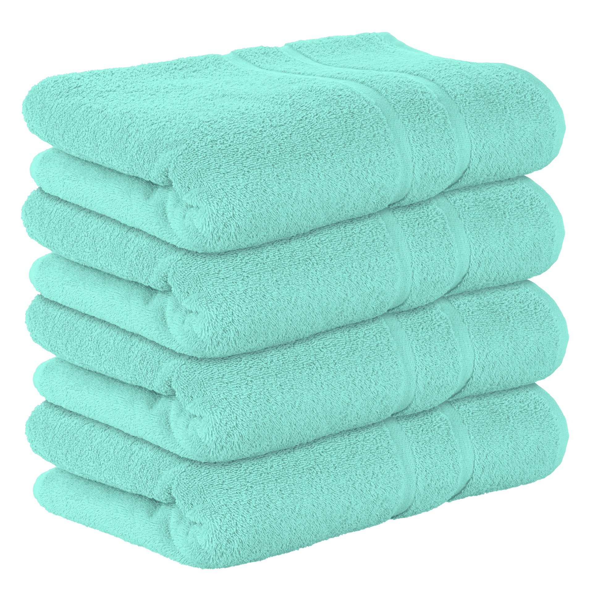 Badetuch 4er Set Premium Frottee Badetücher 100x150 cm MINT 500g/m² aus 100% Baumwolle (4 Stück) Frottee 100 x 150 Badetuch