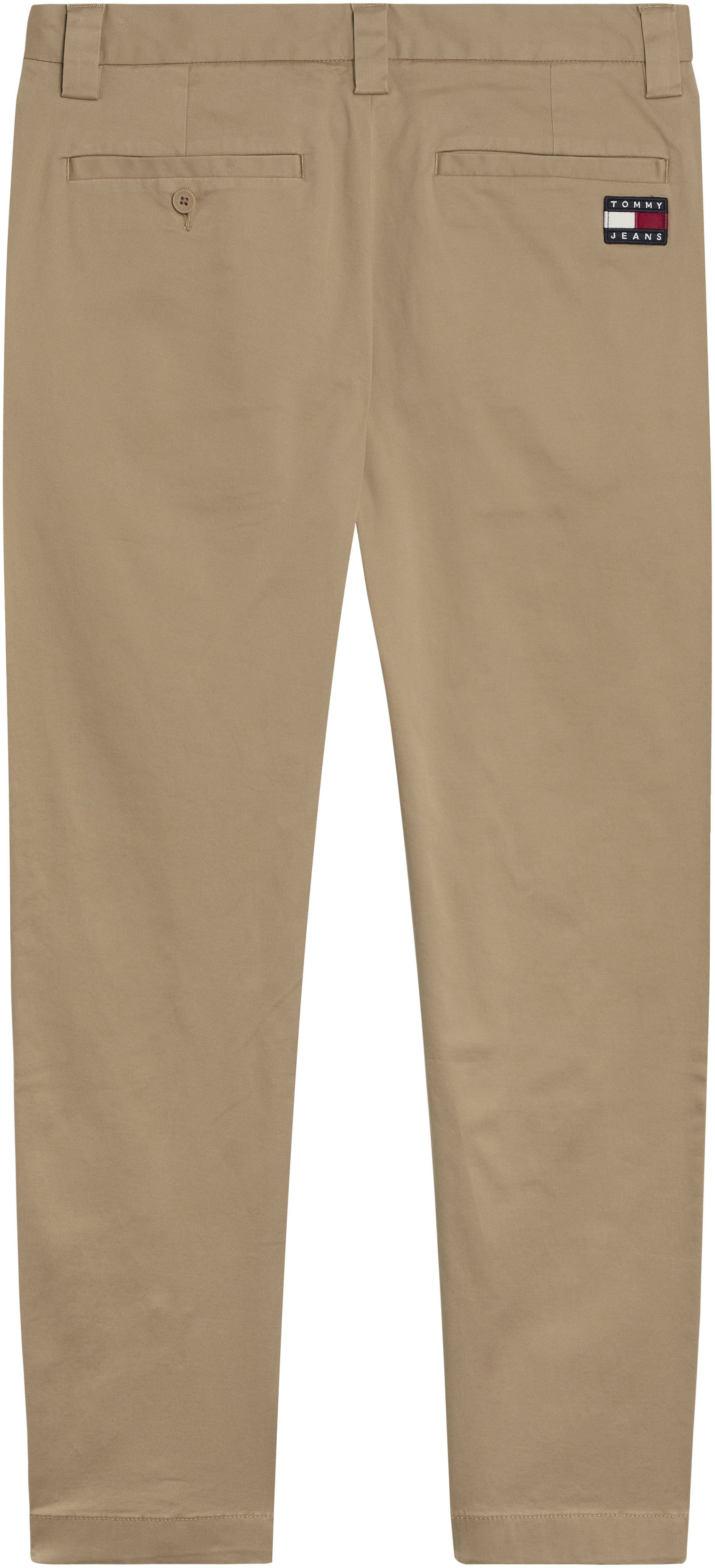 Tommy Jeans TJM CHINO Chinohose DAD mit Label-Badge