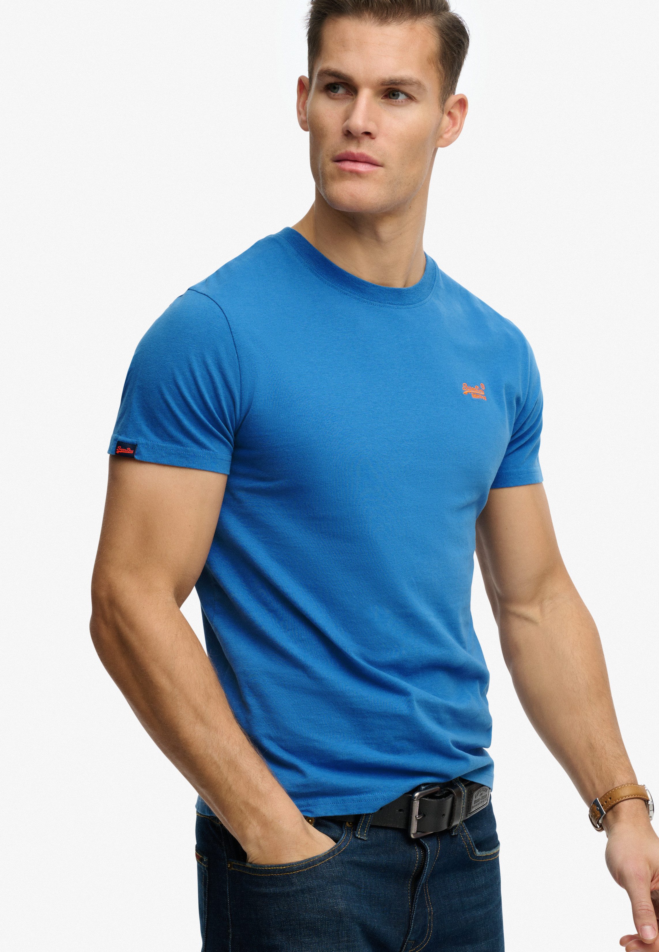 Superdry Rundhalsshirt ESSENTIAL LOGO EMB TEE günstig online kaufen