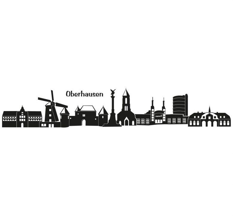 Wall-Art Wandtattoo »Stadt Skyline Oberhausen 120cm« (1 Stück) online