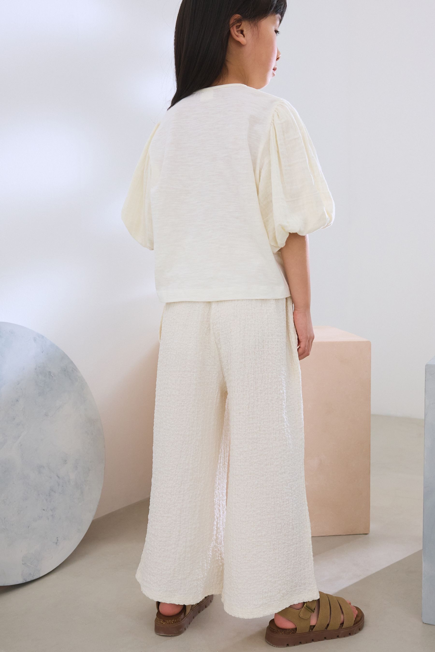 Next Palazzohose Hose mit Textildruck und günstig online kaufen