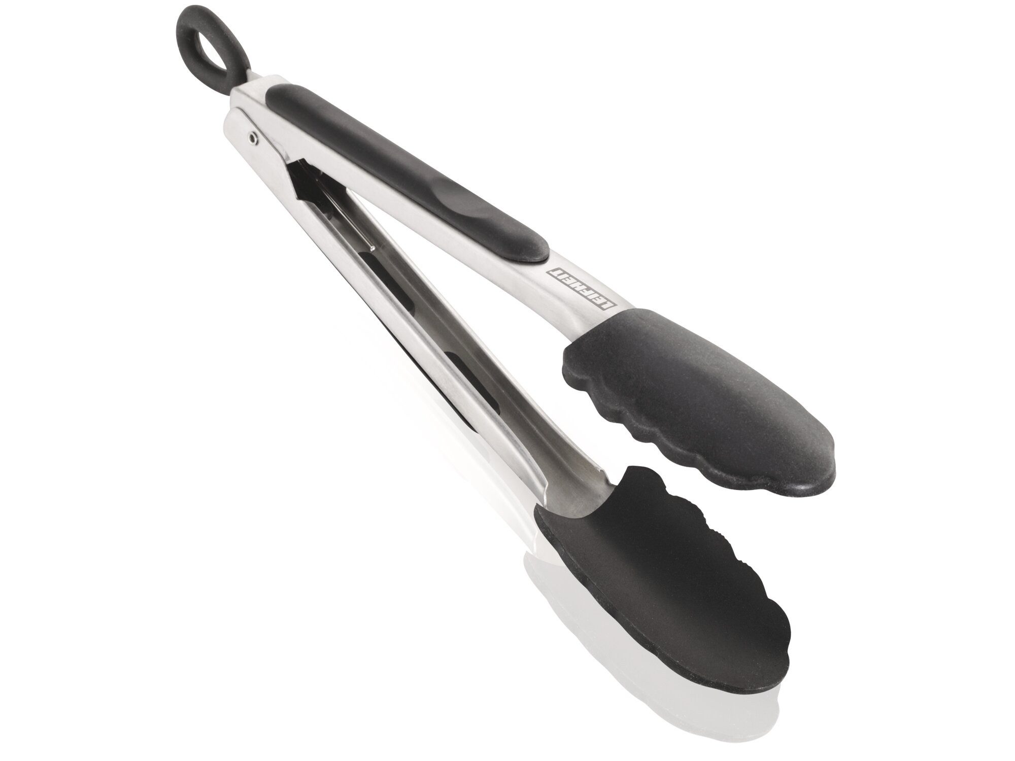 Leifheit Grillzange Küchen-und Grillzange 23 cm, Griff aus Edelstahl, 23 cm lang, Aufhängeöse