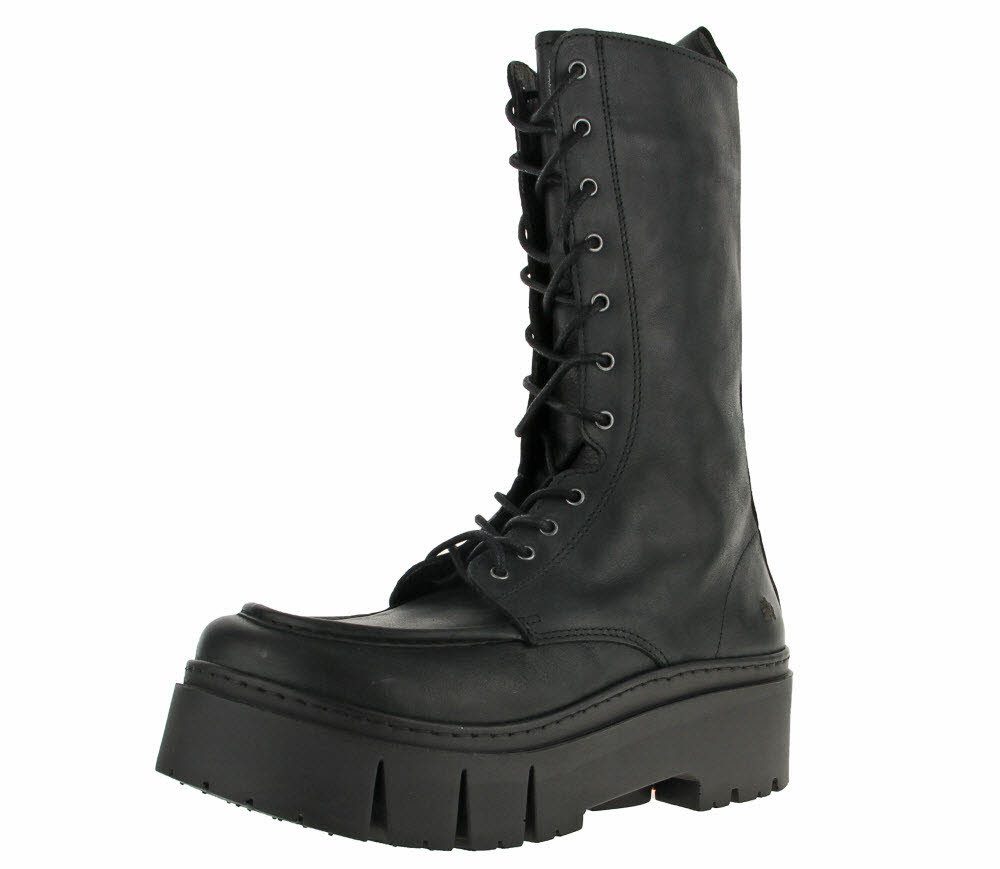 Art Art Damen Schnürboots Plateaustiefel Stiefel
