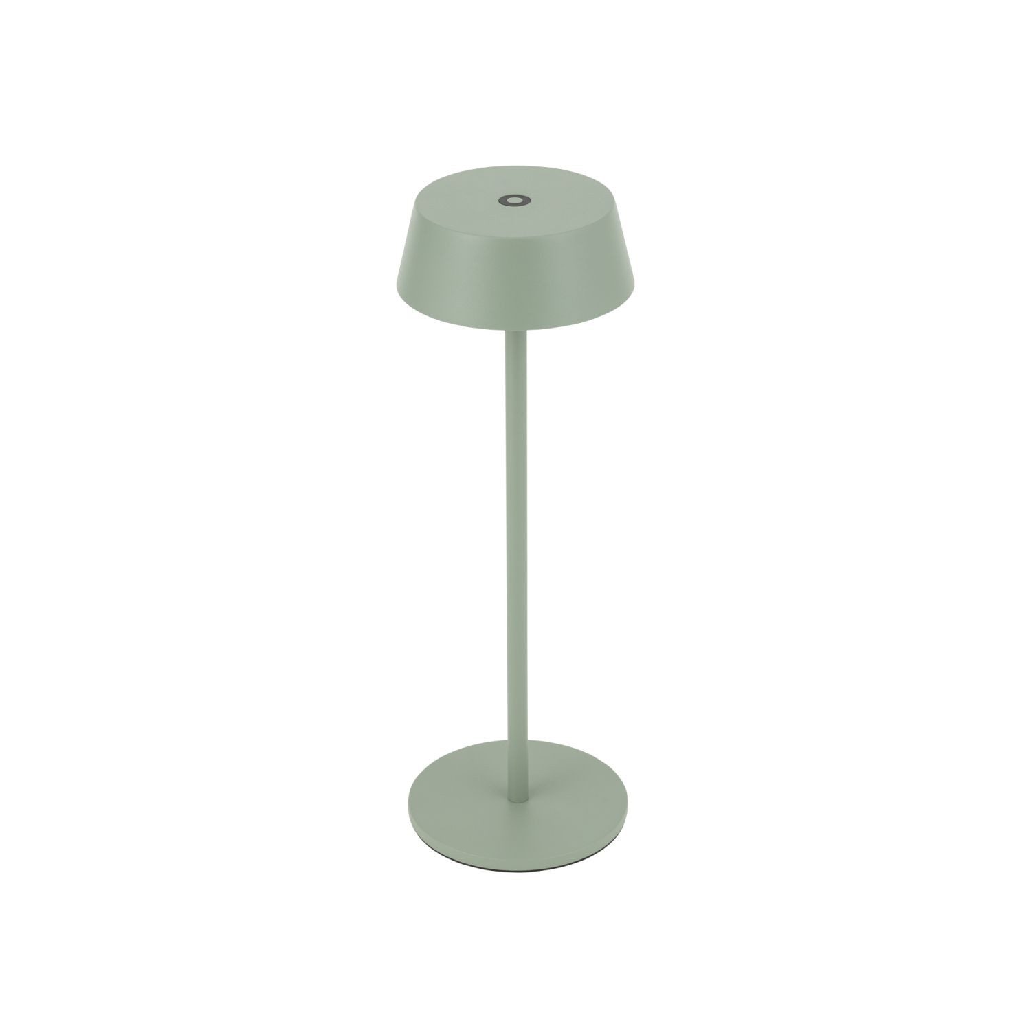 Licht-Erlebnisse Gartenleuchte DAREC, LED fest integriert, Warmweiß, LED Akku Aluminium dimmbar Touch Schalter IP54 warmweiß 3000 K 170 lm