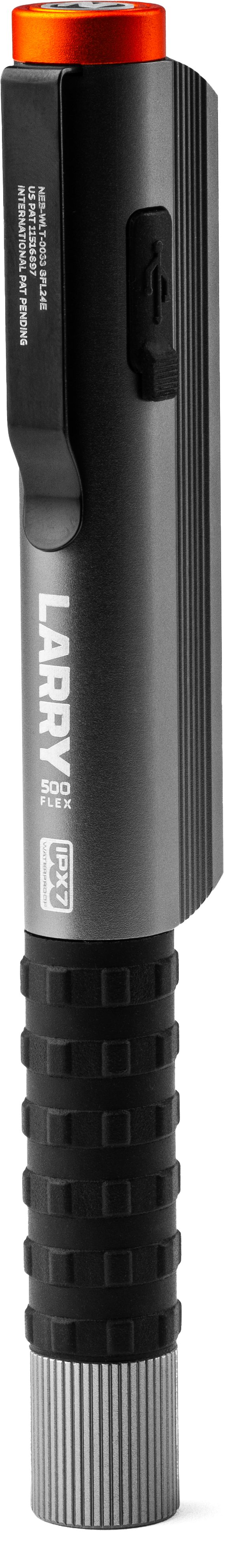 NEBO LED Taschenlampe Nebo Lil Larry 500 Flex (Set, 2-St., Taschenlampe inkl. Ladekabel), Flexibel mit Akku- oder Batteriebetrieb nutzbar
