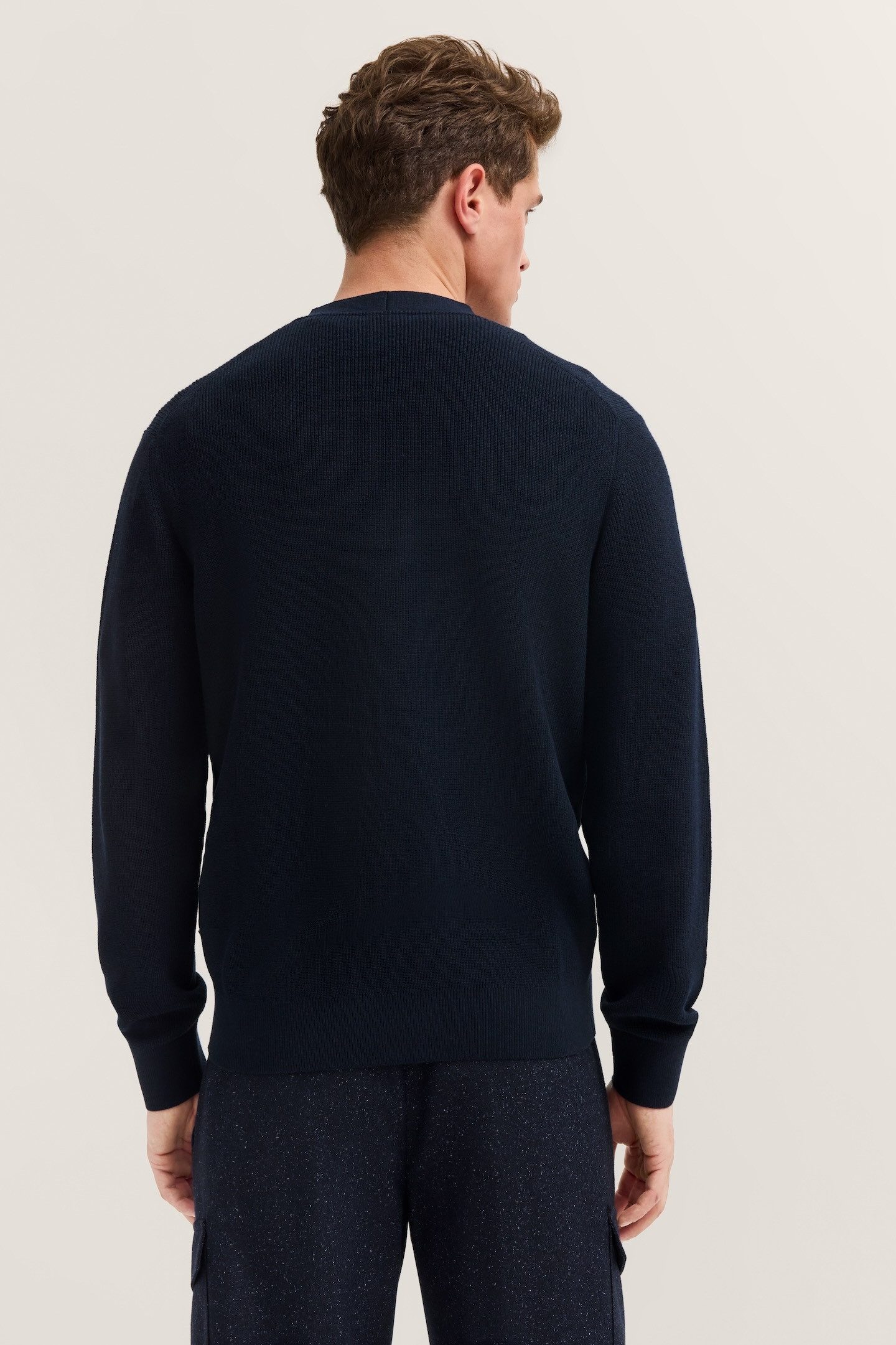 bugatti Cardigan Regular Fit mit V-Ausschnitt günstig online kaufen