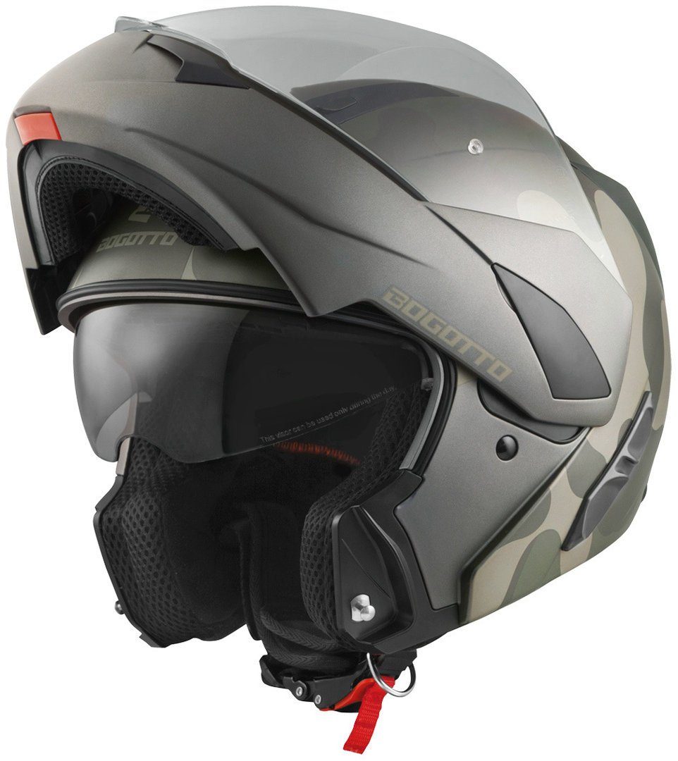 Bogotto Motorradhelm V280 Camo Klapphelm