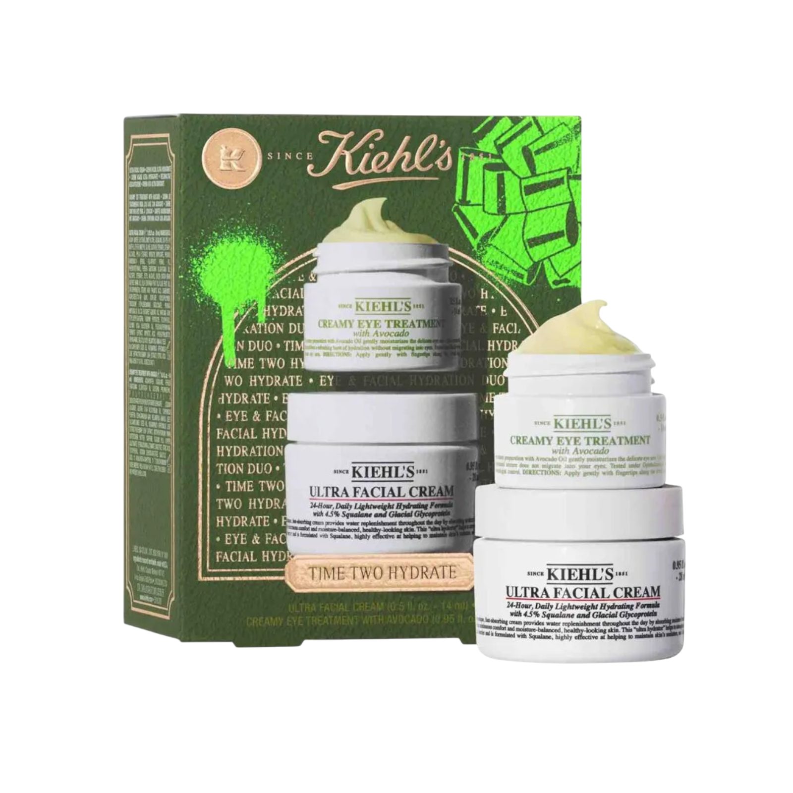 Kiehls Gesichtspflege-Set Time Two Hydrate Holiday Set, 2-tlg.