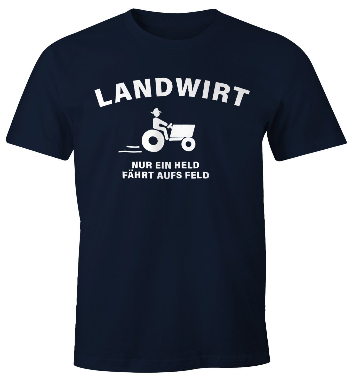 MoonWorks Print-Shirt Landwirt nur ein held günstig online kaufen