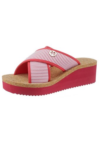 FLIP FLOP Шлепанцы »Plateau Cross Stripes&...