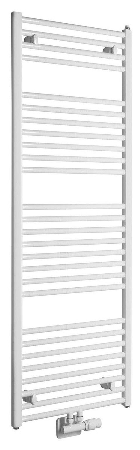 Aqualine Badheizkörper DIRECT Badheizkörper mit seitlichem Anschluss 450x1320 mm, Weiß, Aqualine-ELM34T