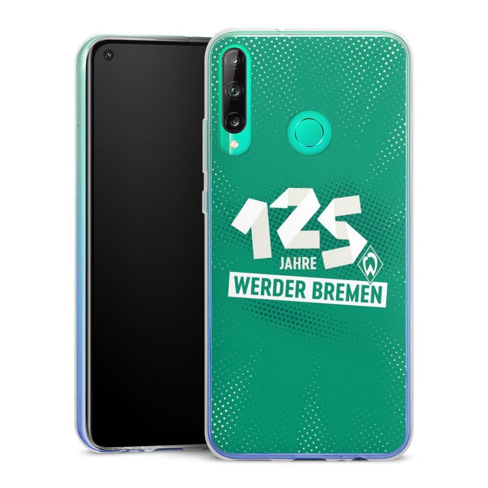 DeinDesign Handyhülle 125 Jahre Werder Bremen Offizielles Lizenzprodukt, Huawei P40 Lite E Slim Case Silikon Hülle Ultra Dünn Schutzhülle