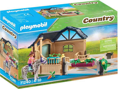 Playmobil® Konstruktions-Spielset Reitstallerweiterung (71240), Country, (68 St), Made in Germany