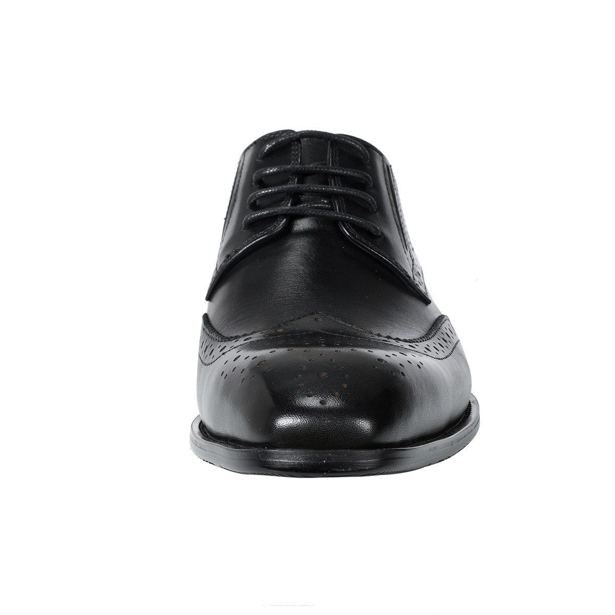 Allthemen Herren Schnürschuhe aus Echtleder mit Brogue Verzierungen Business Schnürschuh echtleder Spitzschuh Herren, Business Freizeitschuhe, mit Gummisohle – Bild 5 von 5