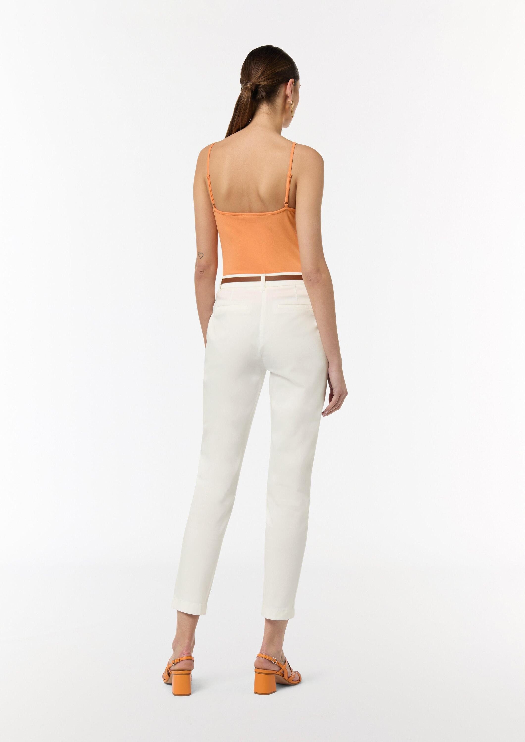comma 7/8-Hose Hose Chino mit integriertem Gürtel