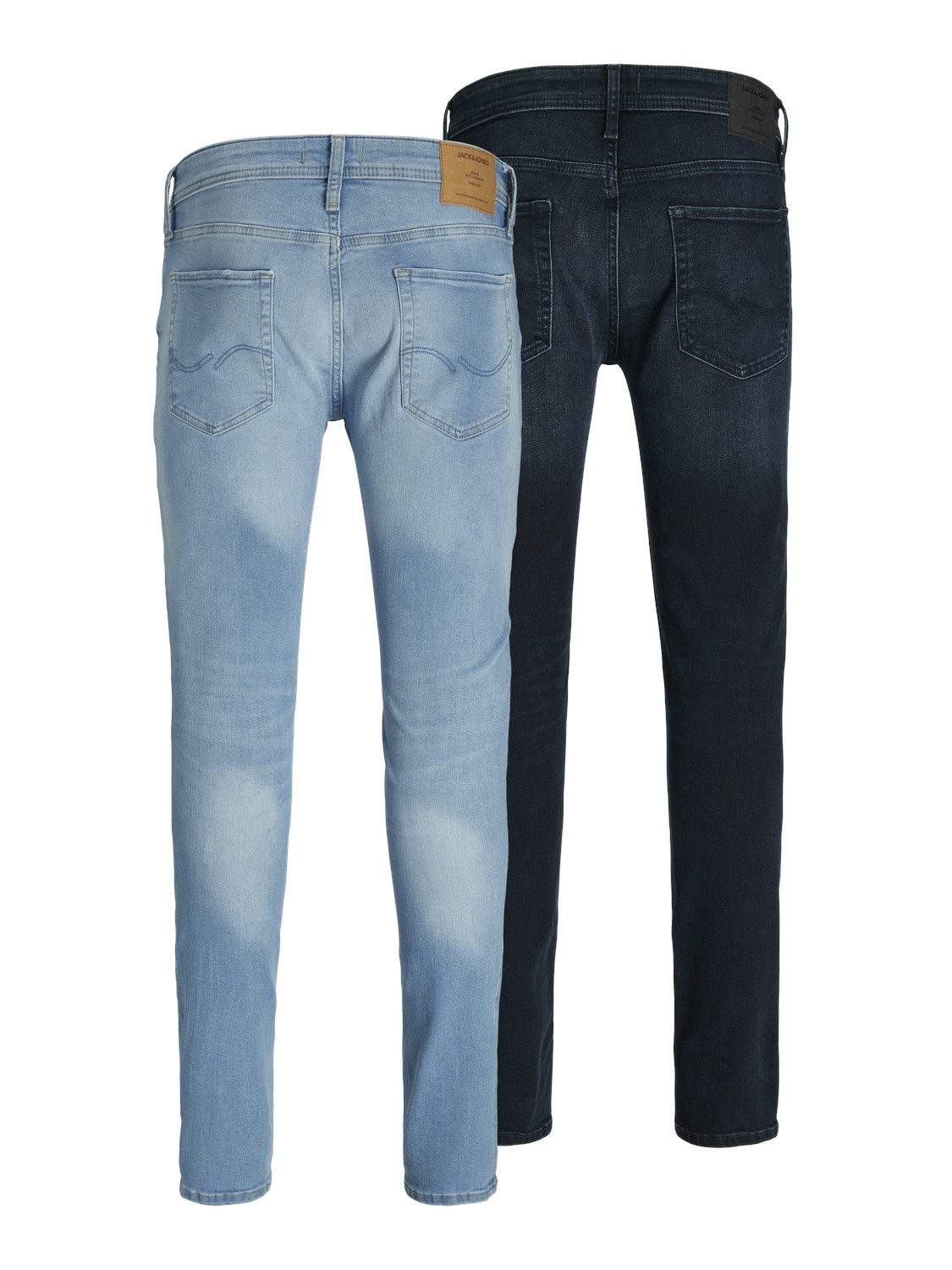 Jack & Jones Skinny-fit-Jeans 2er Pack Herren Jeans Hose JJILIAM JJORIGINAL günstig online kaufen