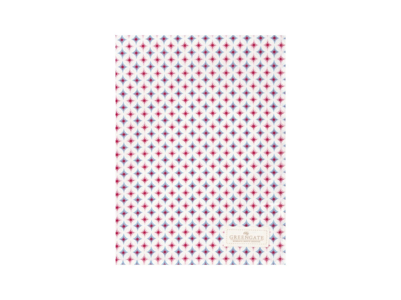 Greengate Geschirrtuch Novella Geschirrtuch white 70x50cm