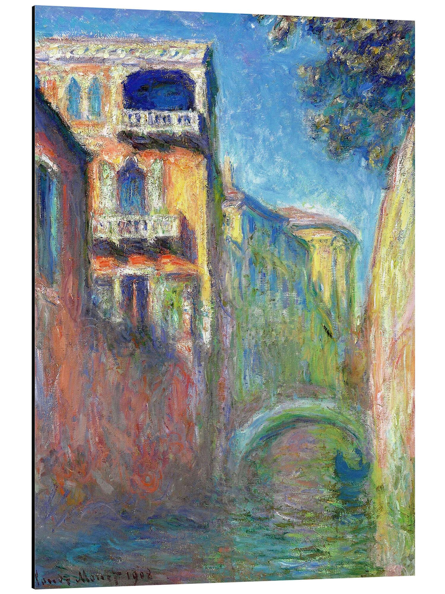 Posterlounge Wandbild Rio della Salute, Claude Monet, erhältlich als Poster, Leinwandbild, Wandsticker oder Acrylglasbild