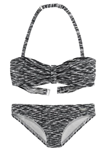 Venice Beach Bandeau Bikini in Melange Optik  - Onlineshop Otto