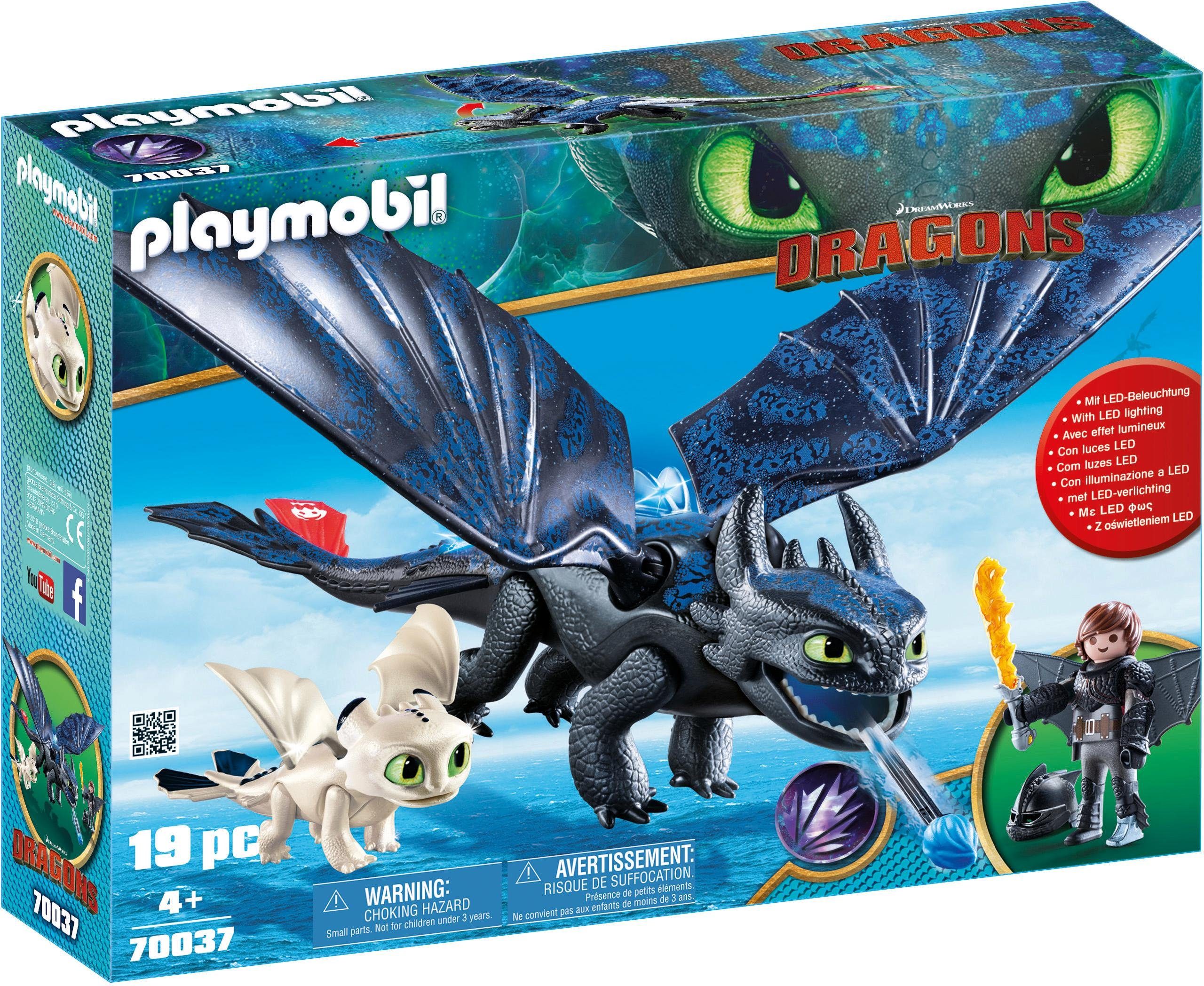 Image of PLAYMOBIL® Dragons - Ohnezahn und Hicks Spielset 70037