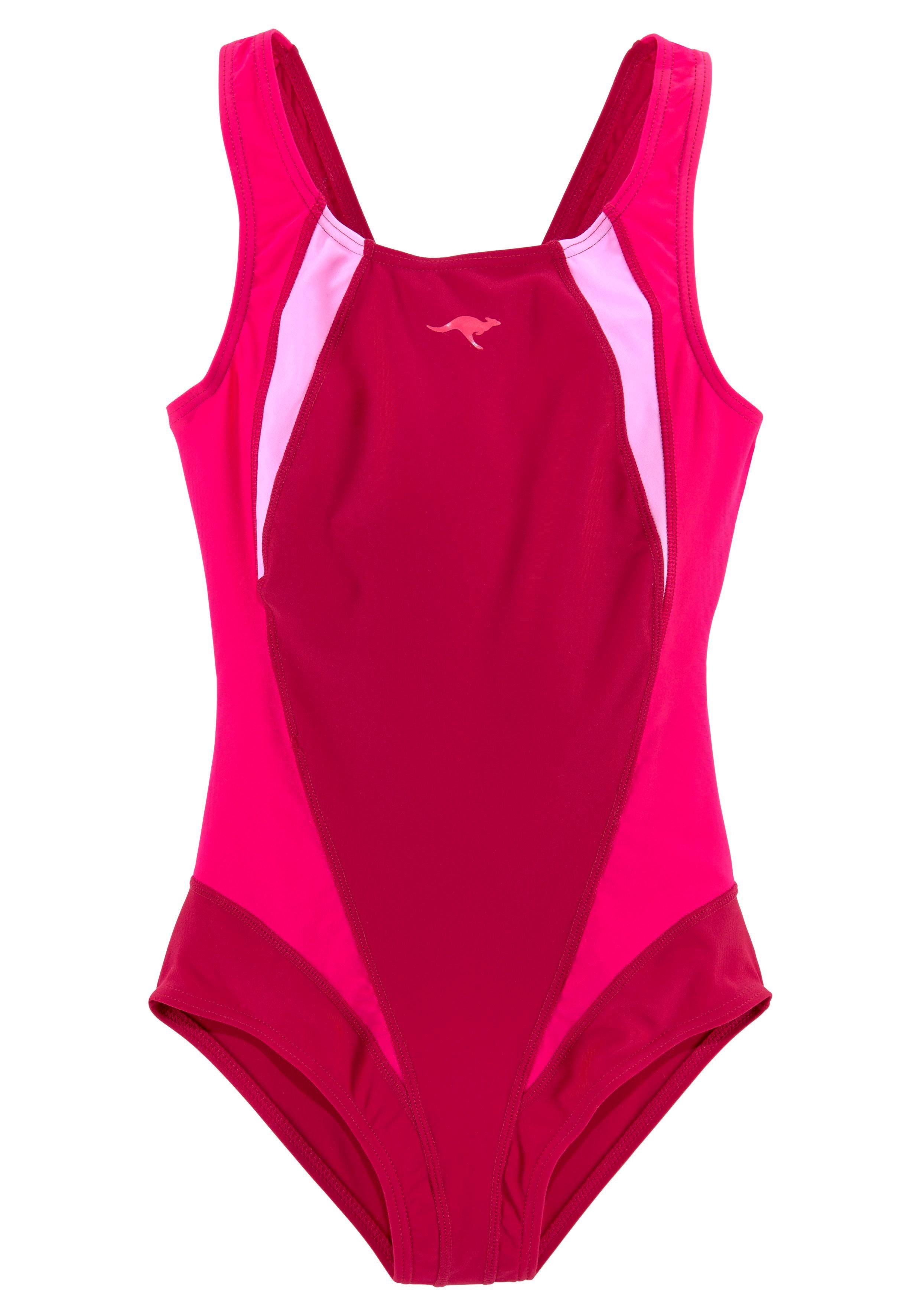 KangaROOS Badeanzug, mit sportlichen Kontrasteinsätzen online kaufen | OTTO