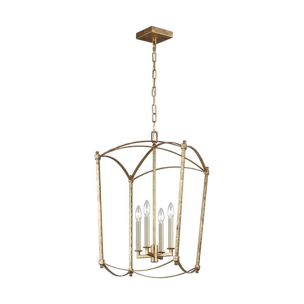 Elstead LIGHTING Hängeleuchte, Leuchtmittel nicht inklusive, Pendelleuchte Deckenlampe Hängelampe Antik Gold Esszimmerlampe
