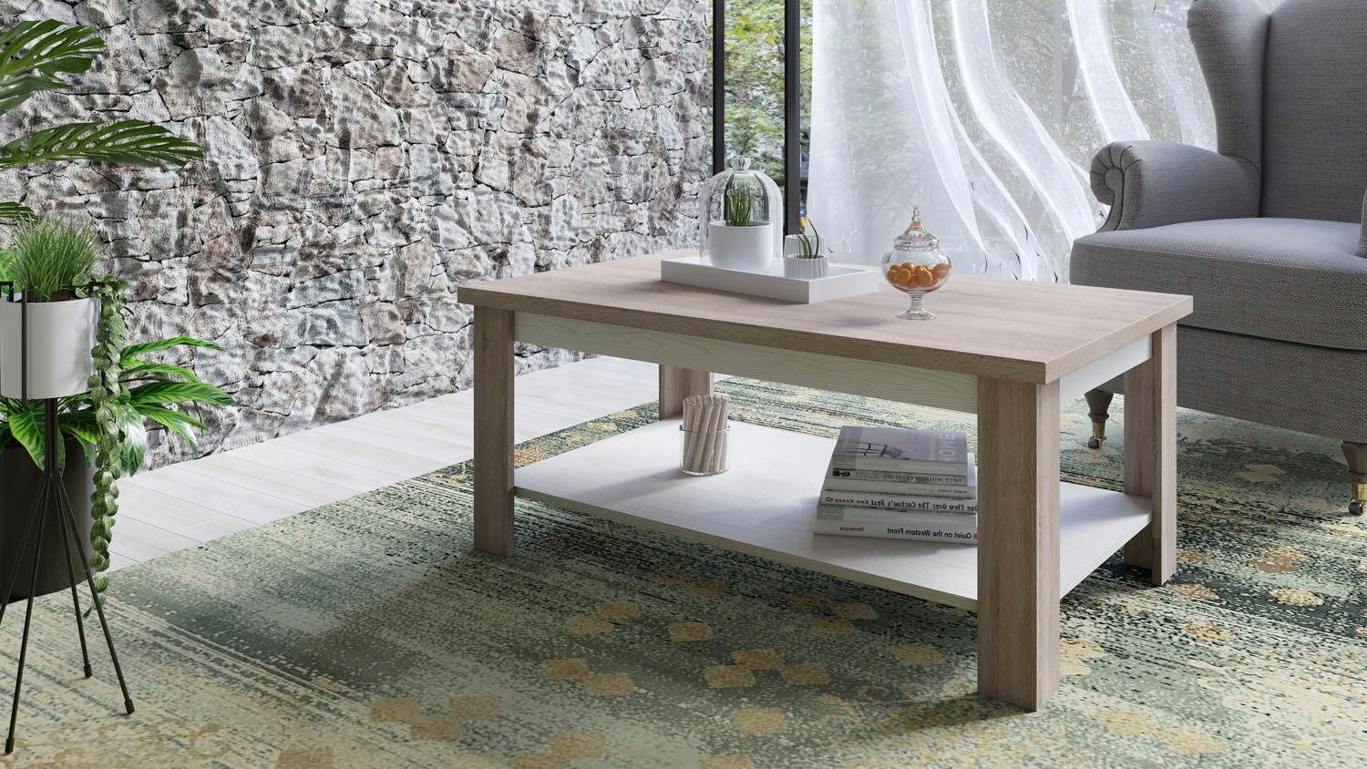 TRENDMANUFAKTUR Couchtisch, Breite 100 cm - TRENDMANUFAKTUR