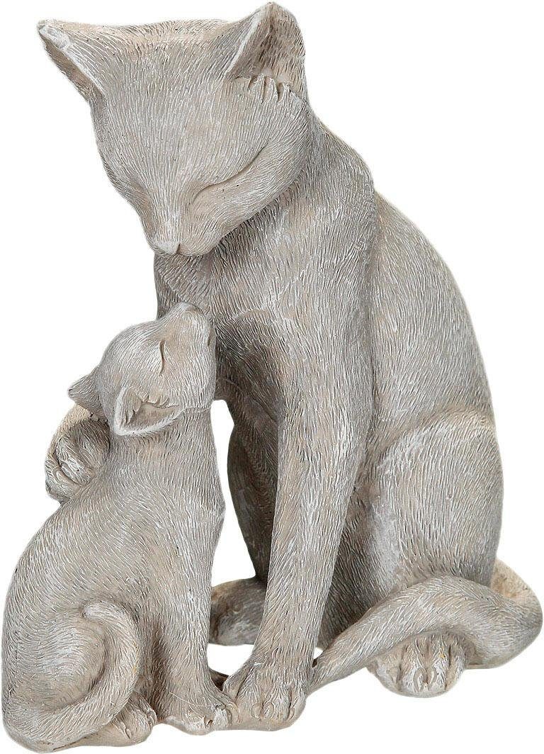 Ambiente Haus Dekofigur »Katzen mit Kätzchen«, Höhe 14 cm ...