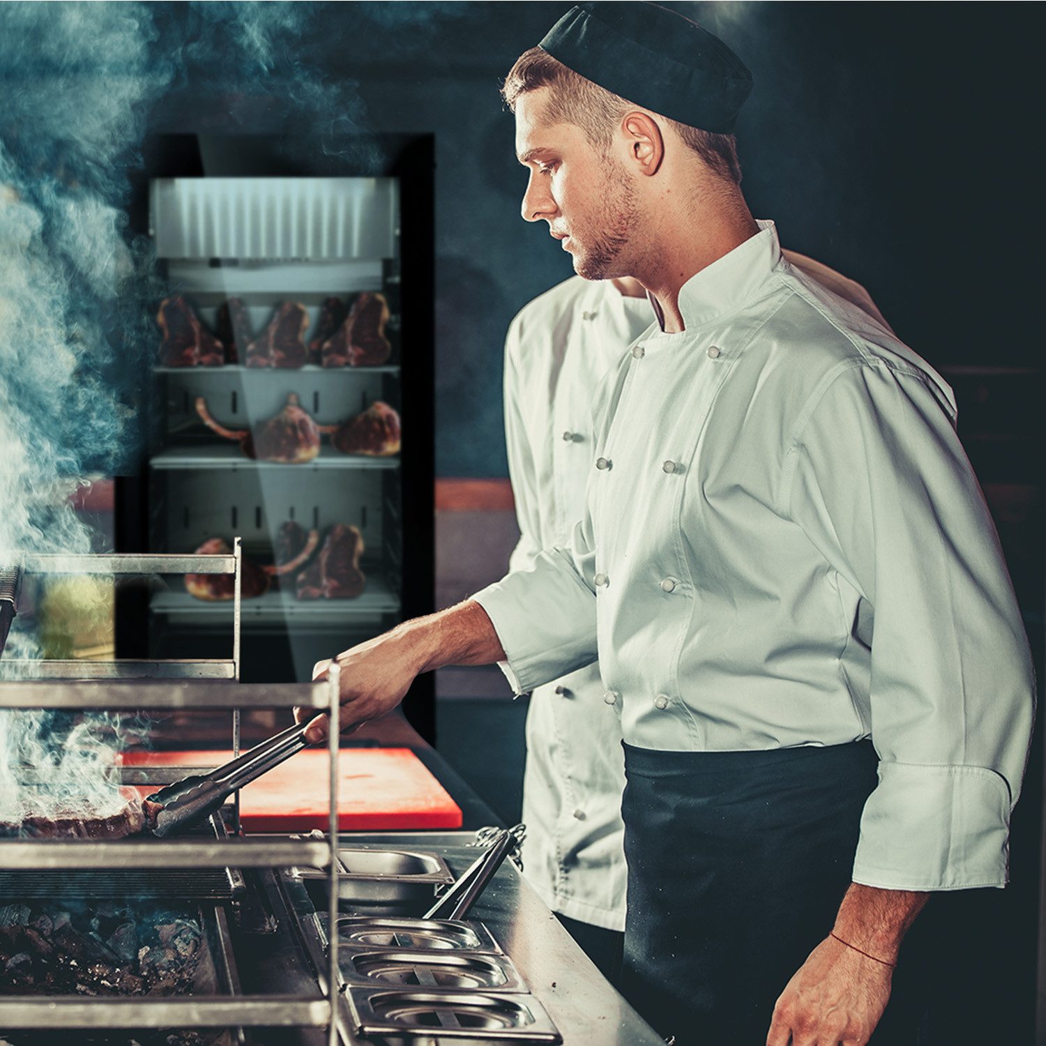 Klarstein Reifeschrank Steakhouse Pro 233 Onyx, 233 l, Elektrische Fleischkühlschrank LED Touch Kühlen 233 L