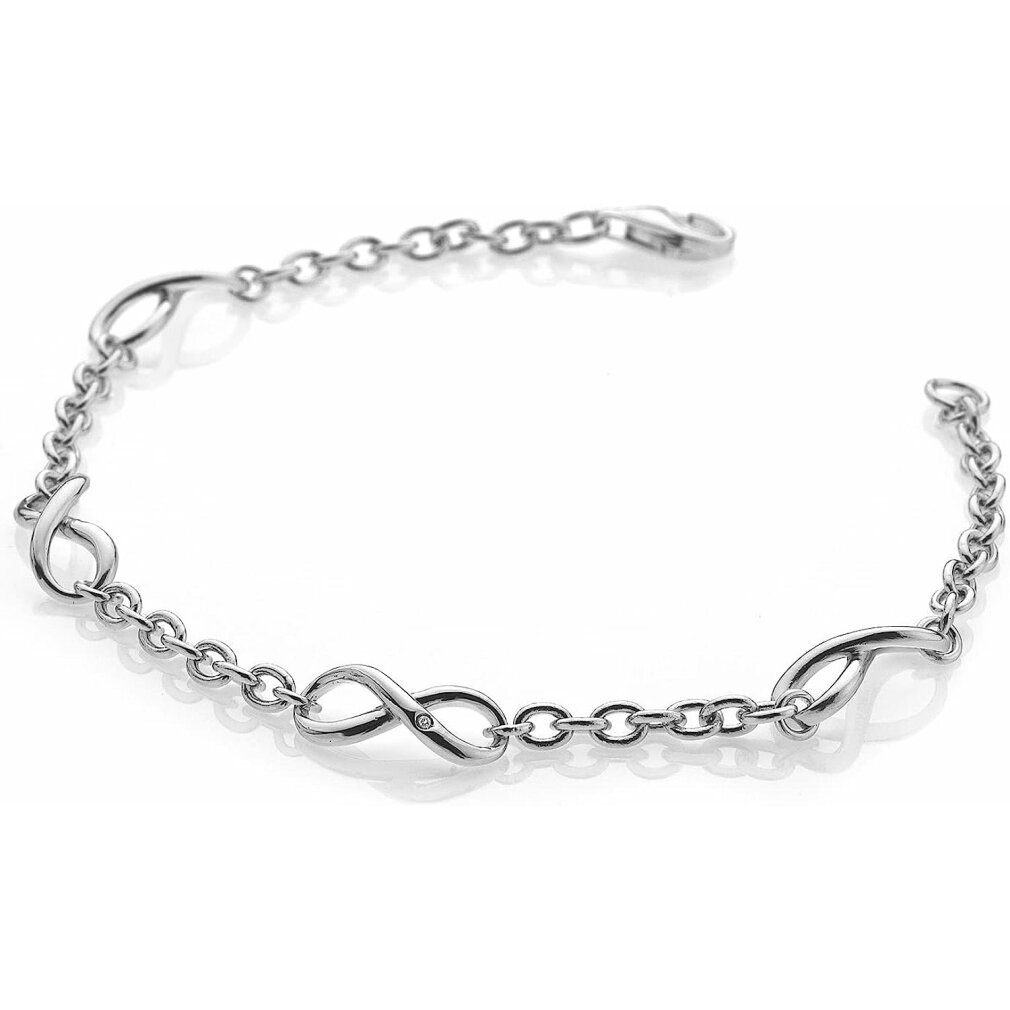 Diamond Kette mit Einhänger Silver bracelet with diamond Infinity DL293