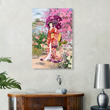 Posterlounge Acrylglasbild Haruyo Morita, Der Sommer in Japan, Orientalisches Flair Malerei