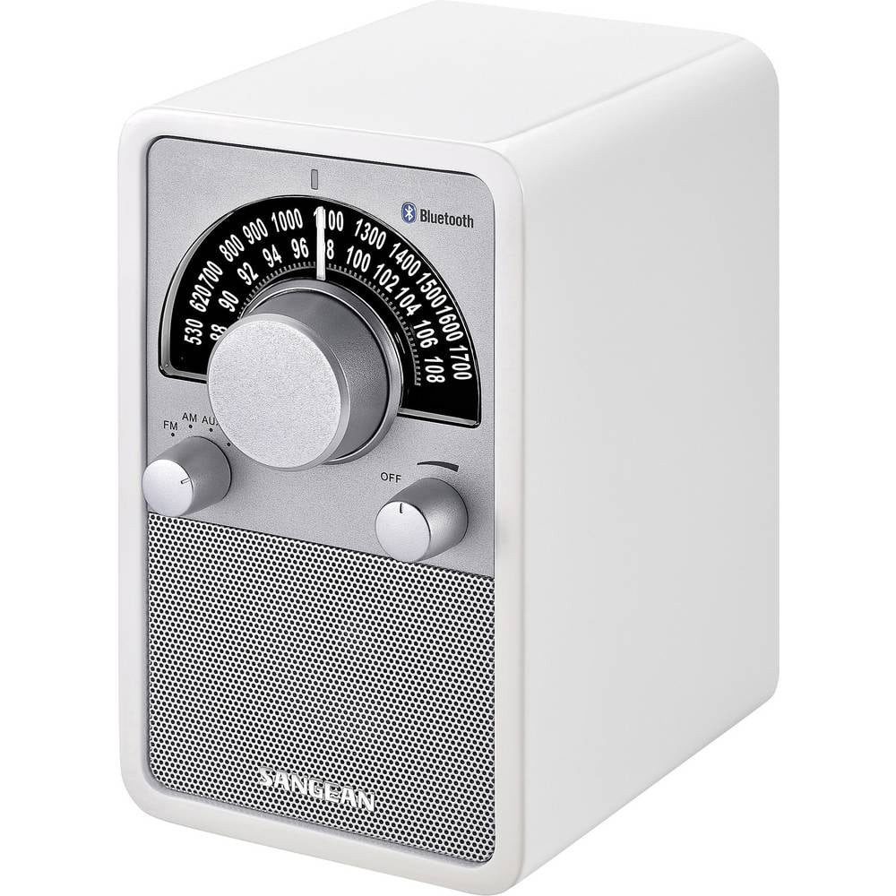Sangean WR-15BT Tischradio UKW, MW AUX, Bluetooth® Weiß WR-15 BT WHITE GLOSSY Radio