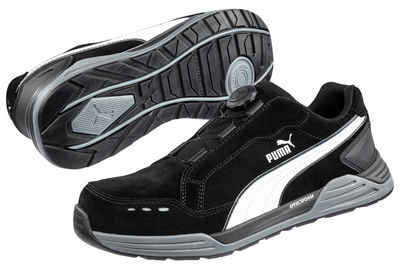 PUMA Safety AIRTWIST BLACK DISC LOW S3 ESD HRO SRC Sicherheitsschuh schwarz, in Größe 39 - 47 erhältlich