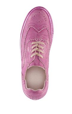 Andrea Conti ANDREA CONTI Damen Leder-Sneaker, pink Schnürschuh