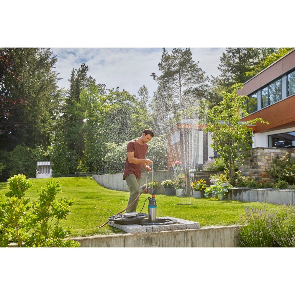 GARDENA Submersible Pump 5900/4 Inox automatic - Submersible Pump - Black/Silver