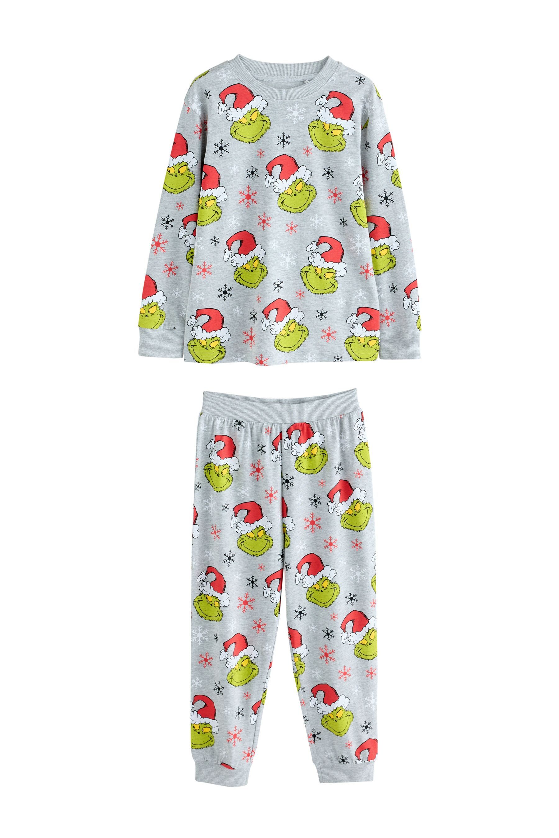 Pyjama EinzSingle Weihnachts-Schlafanzug mit Jogginghose