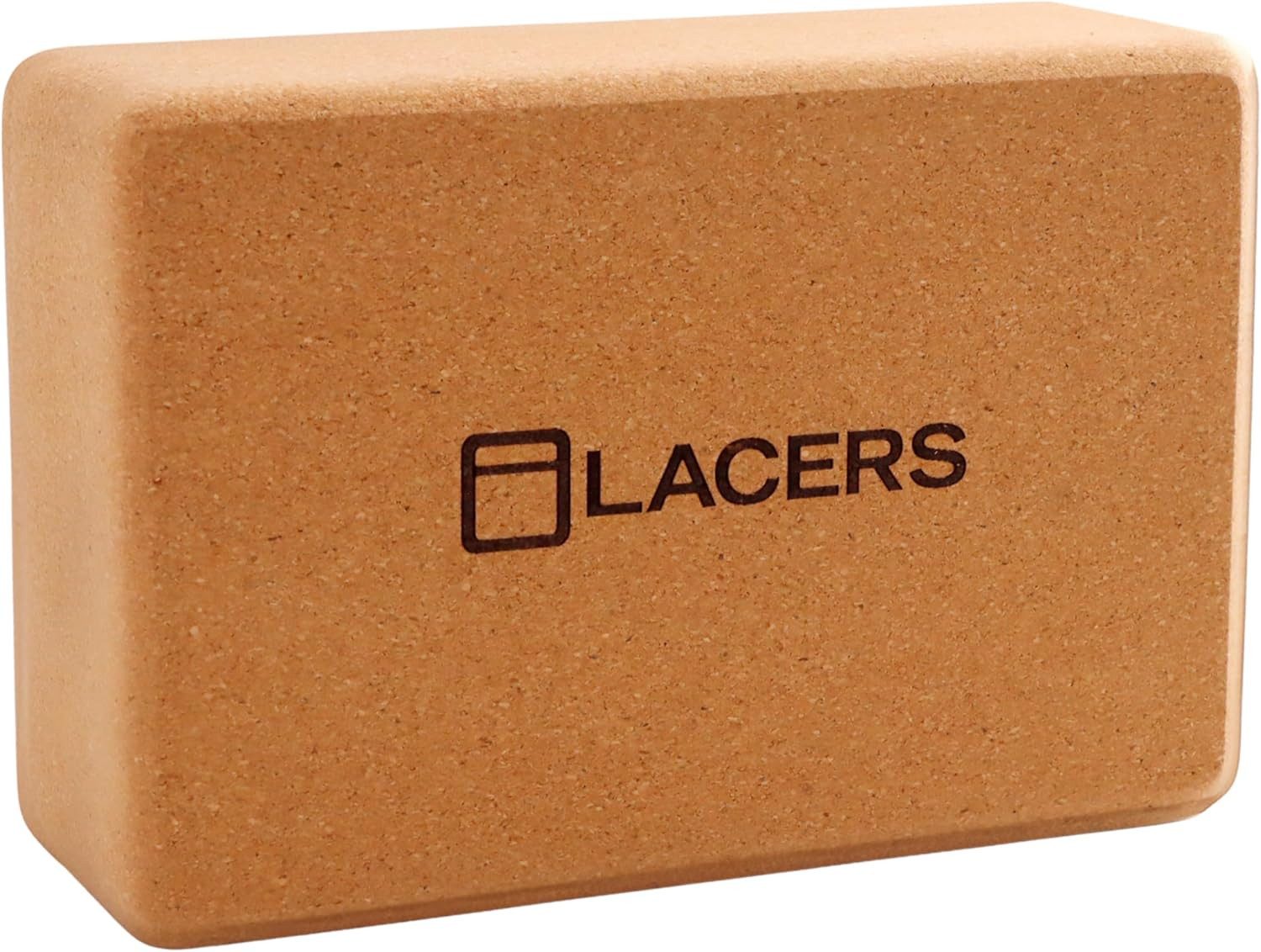 Lacers Yogablock PetrolLine Yoga Block Kork 2er Set-für Yoga, Pilates & Meditation, (1-tlg), frei von schädlichen Chemikalien, antimikrobiell, rutschfest