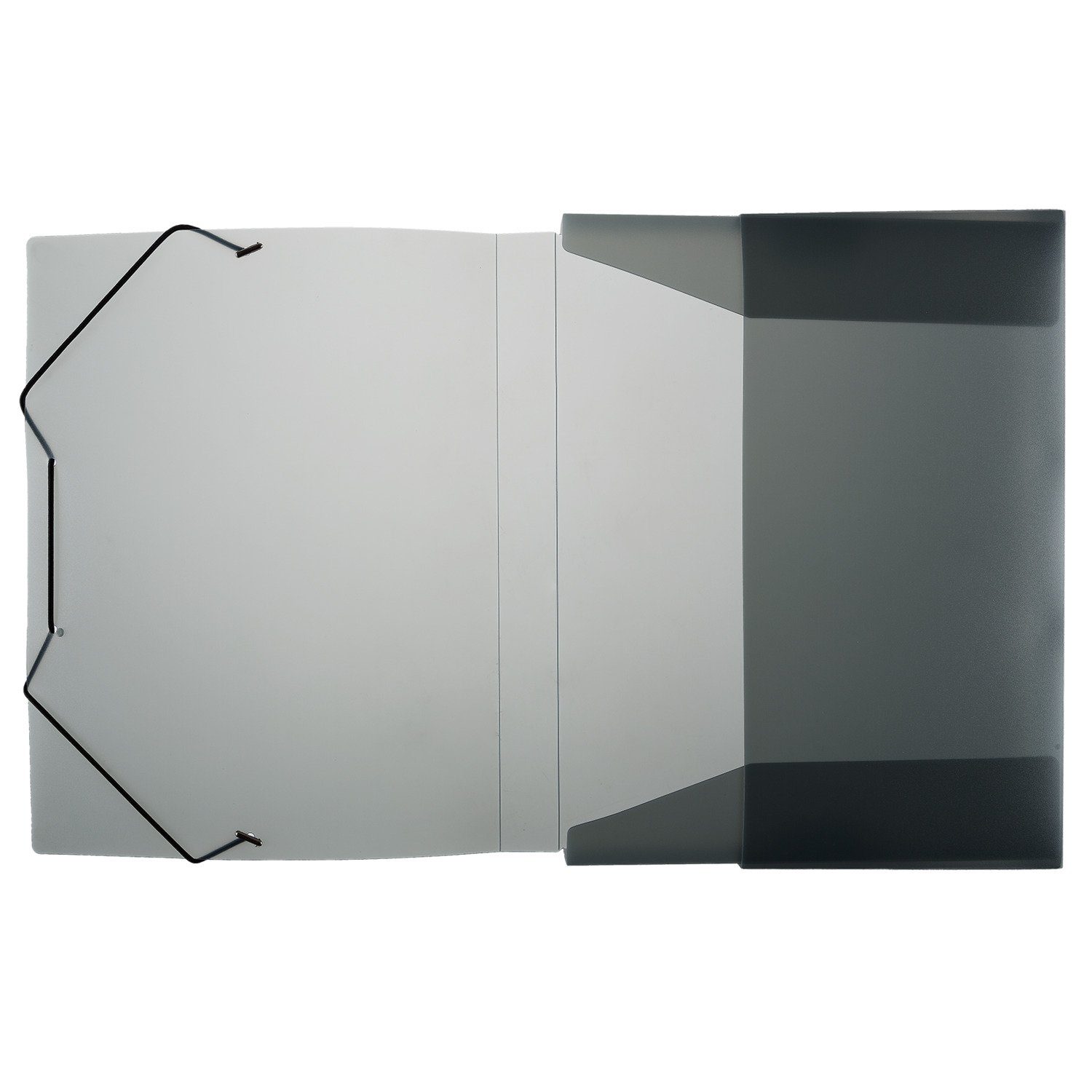 Idena Hefter Idena 225404 - Heftbox für DIN A4 mit Gummizug, aus PP, Füllhöhe 3,5