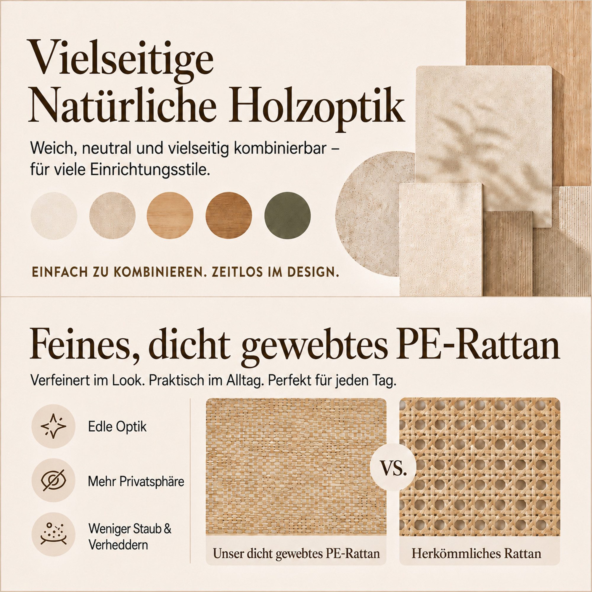 Flieks Kleiderschrank Kleiderschrank Bogenform 80x55x180cm mit Kleiderstange, 2 Schubladen – Bild 5 von 5